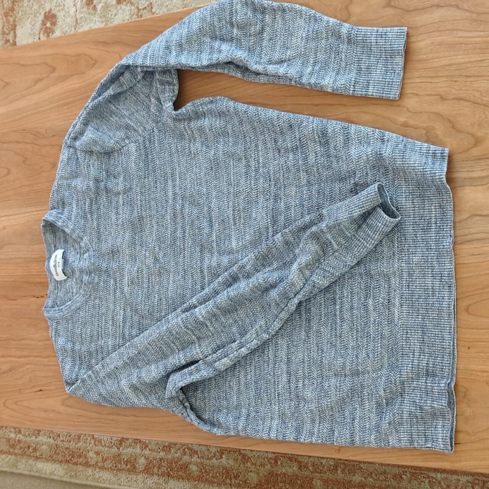 Blue grey knit sweater